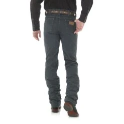 Men's Wrangler Cowboy Cut Slim Jean In Charcoal Gray 936CHG -Ariat Store 0936CHG BB01 SWBB PRD
