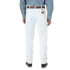 Men's Wrangler Cowboy Cut Slim Fit Jean In White 936WHI -Ariat Store 0936WHI BB01 SWBB PRD