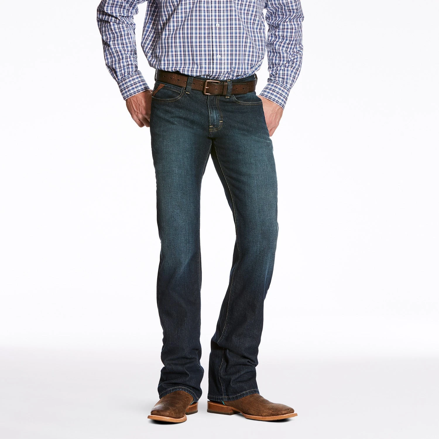 Men's Ariat M7 Rocker Stretch Legacy Stackable Straight Leg Jean - 10026041 1 Men's Ariat M7 Rocker Stretch Legacy Stackable Straight Leg Jean - 10026041