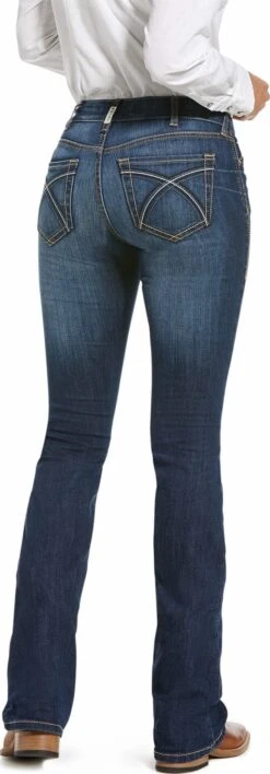 Ladies Ariat R.E.A.L Perfect Rise Stretch Rosa Boot Cut Jean In LITA - 10027713