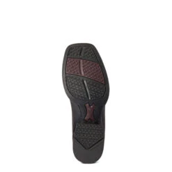 Men's Ariat Black Western Qualifer Western Boot - 10035899 -Ariat Store 10035899 sole