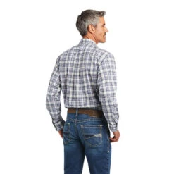 Men's Ariat Pro Series Brady Classic Fit Long Sleeve Shirt - 10040669 5 Men's Ariat Pro Series Brady Classic Fit Long Sleeve Shirt - 10040669 -Ariat Store 10040669 back