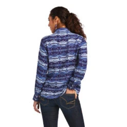 Ladies Ariat REAL Oceanic Shirt - 10040707 -Ariat Store 10040707 back