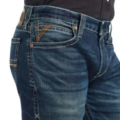 Men's Ariat M7 Slim Bracken Straight Jean Glenrio - 10042205 -Ariat Store 10042205 01