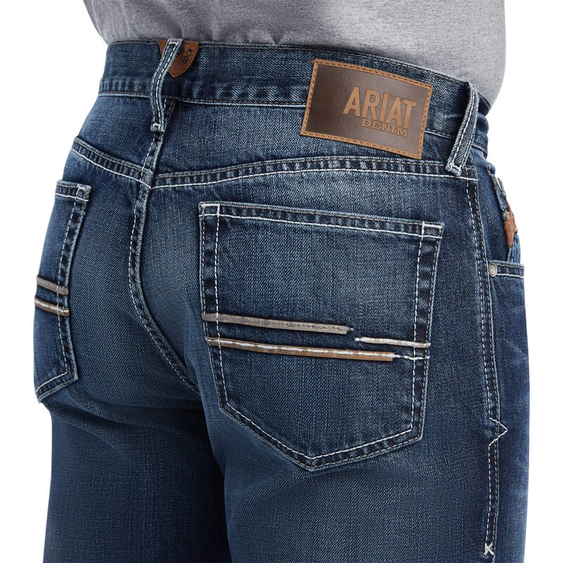 Men's Ariat M1 Remy Stackable Straight Jean In Bradford - 10042213 4 Men's Ariat M1 Remy Stackable Straight Jean In Bradford - 10042213 - Image 4