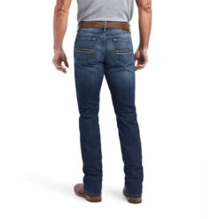 Men's Ariat M1 Remy Stackable Straight Jean In Bradford - 10042213 8 Men's Ariat M1 Remy Stackable Straight Jean In Bradford - 10042213 -Ariat Store 10042213 back