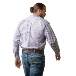 Men's Ariat Pro Series Meir Classic Fit Shirt - 10044978 -Ariat Store 10044978 back