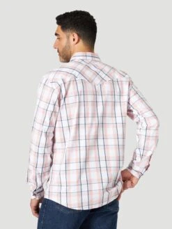 Men's Wrangler 20X Competition Coral Plaid Long Sleeve Shirt -Ariat Store 10MJC346M BB01 RGFF PRD 2000x 063c330b 681c 4603 90c0 fd8eb6107810