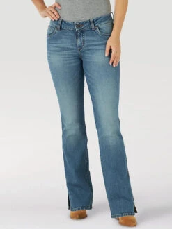 WOMEN'S WRANGLER RETRO® MAE SIDE SLIT BOOTCUT JEAN IN RILEY - 2317793