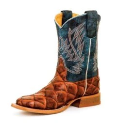 Horse Power Kids Cognac Filet Fo Fish Boots - HPK1823
