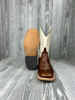 Men's Anderson Bean Chocolate Horsebutt With 11" Bone Glove Tops -Ariat Store IMG 0079