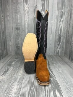 Men's Olathe Wheatbuck Waxy Kudu Reversed With 16" Black Glove Tops -Ariat Store IMG 0335