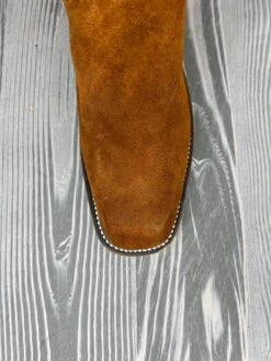 Men's Olathe Wheatbuck Waxy Kudu Reversed With 16" Black Glove Tops -Ariat Store IMG 0336