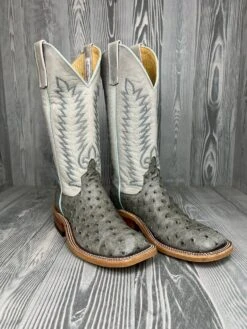 Men's Anderson Bean Serpentine Bruciato Full Quill Ostrich With 13" Polar Buffamonte Tops