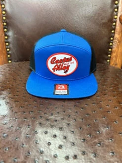 Cactus Alley Hat Co. Roya Blue/Black Mesh Snapback