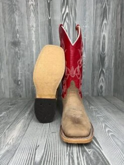 Men's Anderson Bean Sand Angry Elk With 13" Red Glove Tops -Ariat Store IMG 0732