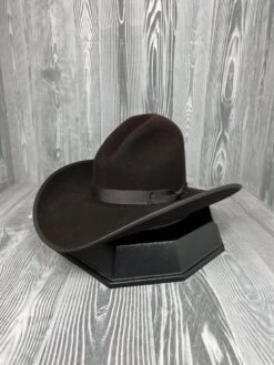 Serratelli Chocolate Pure Wool Gus Hat 4 1/2" Brim