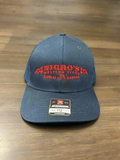 Nigro's Richardson 112 Navy Front Navy Mesh Snapback - NBC # 11
