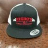 Nigro's Yupoong 5 Panel Black Front White Mesh Back - NBC 13