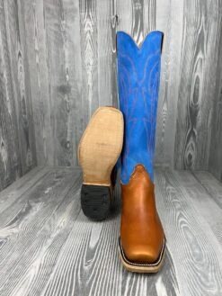 Men's Olathe Tan Orly With 16" Buffed Blue Sky Tops -Ariat Store IMG 1705