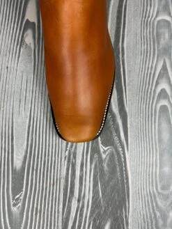 Men's Olathe Tan Orly With 16" Buffed Blue Sky Tops -Ariat Store IMG 1706