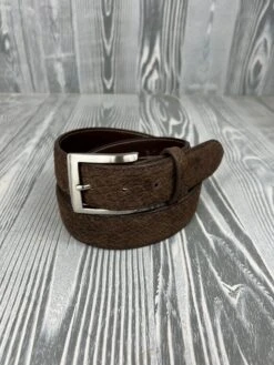 Chacon Genuine Chocolate Hippo 1 1/2" Belt