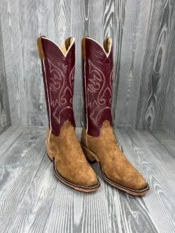 Men's Olathe Honey Galega Reversed With 14" Sangria Kidskin Tops