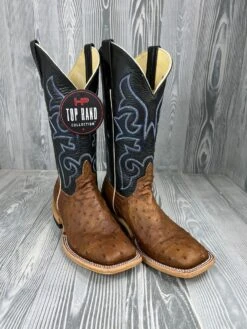 Men's Horse Power Oryx Lux FQ Ostrich With 13" Bucky Black Tops - HP-8017