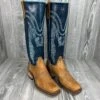 Men's Olathe Distressed American Bison With 15" Blue Glazed Buffalo Tops