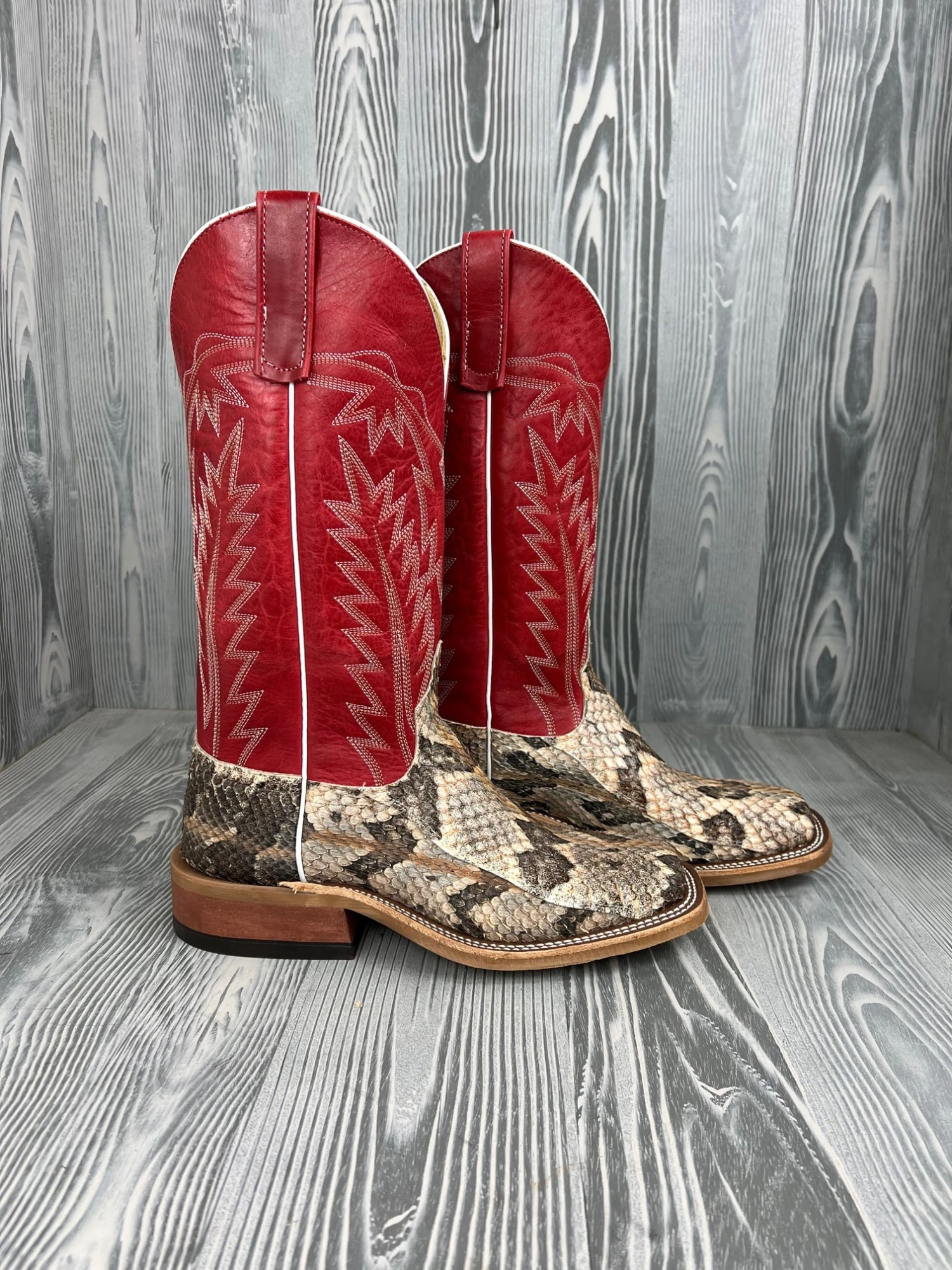 Men's Anderson Bean Canebreak Rattlesnake With 13" Red Avatar Tops 2 Men's Anderson Bean Canebreak Rattlesnake With 13" Red Avatar Tops - Image 2