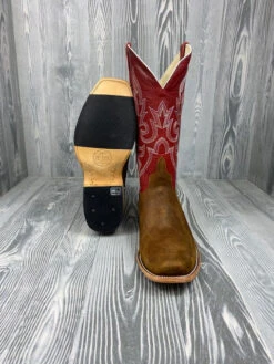 Men's Horse Power Top Hand Waxy Kudu With 13" Weathered Red Goat Tops - HP9501 -Ariat Store IMG 8143