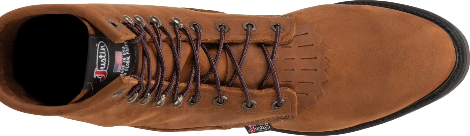 Mens 760 Justin Original Work 8" Lace Up 2 Mens 760 Justin Original Work 8" Lace Up - Image 2