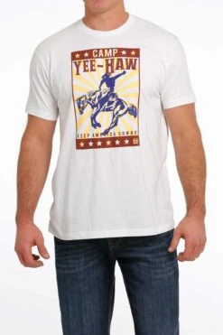 Men's Cinch Camp Yee-Haw T-Shirt - MTT1690541