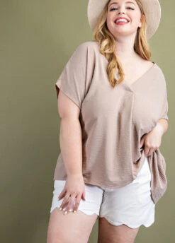 Ladies EESOME Short Sleeve V-Neck Top - TG54177 -Ariat Store PTG54177 vr