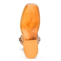 Men's Rios Of Mercedes Nicotine Full Quill Ostrich With 13" Tan Mad Cat Tops - R9014 -Ariat Store R9014 Sole