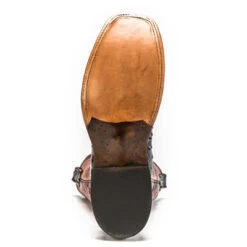Men's Rios Of Mercedes R9021 Black Full Quill Ostrich -Ariat Store R9021 Sole