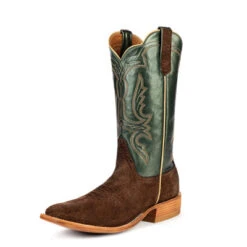 Men's Rios Of Mercedes Cafe Carpincho With 13" Green Velvet Luster Tops - R9029