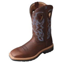 Men's Twisted X 12" Western Work Steel Toe Boot - MLCs003