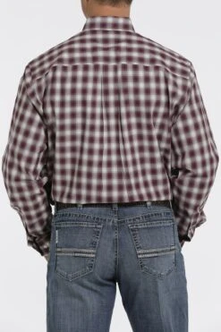Men's Cinch Plaid Button Down Western Shirt - MTW1105350 -Ariat Store mtw1105350 3 474 detail