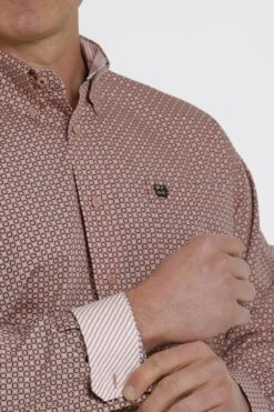 Men's Cinch Print Button Down Western Shirt - MTW1105354 5 Men's Cinch Print Button Down Western Shirt - MTW1105354 -Ariat Store mtw1105354 4 325 detail