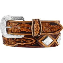 Mens Tony Lama Diamonte 1 1/2 Belt