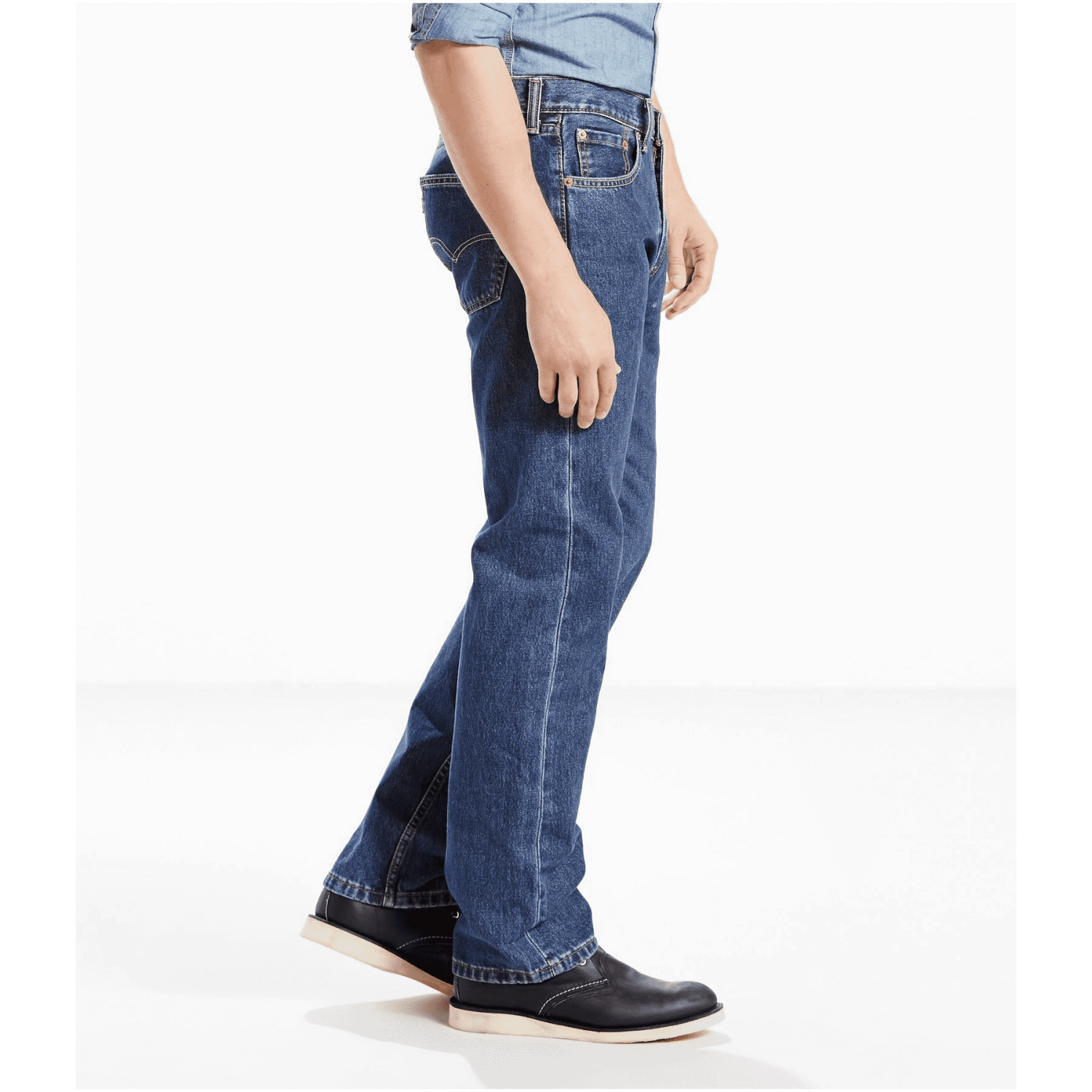 Men's 505 Regular Fit Jean-Zipper Fly- Dark Stone Wash - 00505-0216 2 Men's 505 Regular Fit Jean-Zipper Fly- Dark Stone Wash - 00505-0216 - Image 2